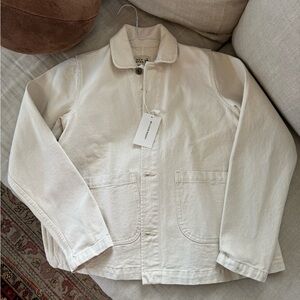 Hey Gang Women’s Chore Coat in natural denim - size 1